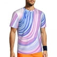 thumbnail image 1 of Colorful Liquid T-Shirt Abstract Marble Design Trendy Cool Gym T-Shirts Quick Dry Tshirt S, 1 of 5