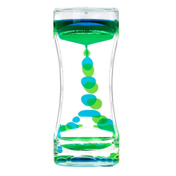 Colorful Liquid Timer Anxiety Relief Toys Liquid Motion Timer Bubble Timer Oil Hourglass Toys for Kids and Adults