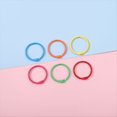 thumbnail image 1 of Colorful Loose Leaf Binder Rings Metal Book Rings Paper Rings for Index Cards Notebook Keychain Key Ring for Office Use, 1 of 4