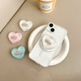 thumbnail image 1 of Colorful Love Mobile Phone Airbag Holder Light Luxury High Grade Magnetic Back Sticker Desktop Stand Blue, 1 of 4