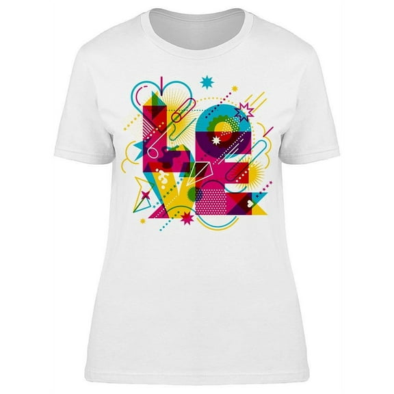 Colorful Love Tee Women's -Image by Shutterstock