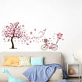thumbnail image 1 of Colorful Love Tree Wall Decor Heart Wall Stickers Peel and Stick Removable Couples Flower Bike Balloon Tree Vinyl Sticker Wedding Couple Bedroom Girls Kids Room, 1 of 6