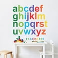 thumbnail image 1 of Colorful Lowercase Alphabet Giant Peel & Stick Wall Decals, 1 of 6