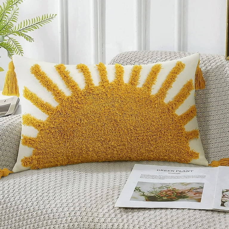Tufted lumbar deals pillow