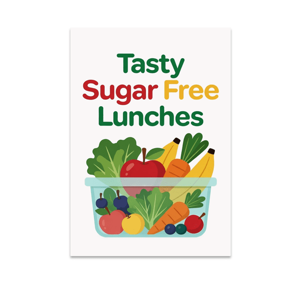 Colorful Lunchbox Designs - Health Enthusiast - 13x19 Poster Print