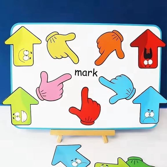 Colorful Magnetic Arrow Markers for Whiteboard, Triangle & Finger Shapes, 4/6/10 Pack