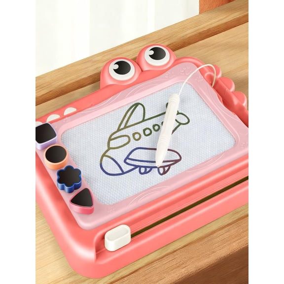 Colorful Magnetic Drawing Board Writing Tablet for Creative Play Learning Toy, 11.6 x 9.3 x 1.6 Inches