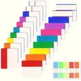 thumbnail image 1 of Colorful Magnetic Dry Erase Labels 24 Pack, Reusable Whiteboard Magnets for Office, Classroom, Home Organization, Name Tags, Planning, Multi-Color Writable Magnetic Strips with Erasable Surface, 1 of 4