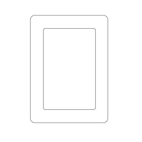 Colorful Magnetic Picture Frames, 5 Inch Single Layer PVC Photo Magnets for Refrigerator, for Kitchen Office Decor, Rectangle Shape