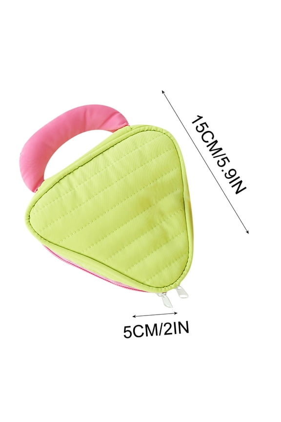 Colorful Makeup Pouch, Zipper Organizer Bag for Cosmetics, Travel Storage, Multi-Purpose Makeup Case, Ideal Gift for Women and Teens, Home, Office, and Travel Use
