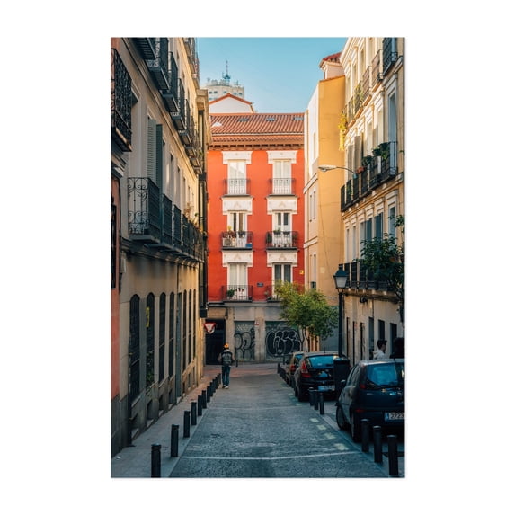 Colorful Malasana 02 - Madrid Spain Photography Unframed Wall Art Print 20 x 30 inches