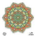 thumbnail image 1 of Colorful Mandala - 8" Vinyl Sticker - For Car Laptop I-Pad - Waterproof Decal, 1 of 1