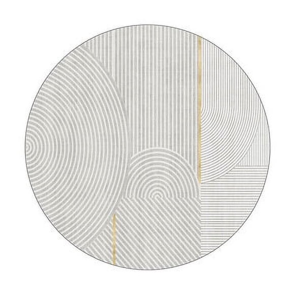 American Round Carpet Home Living Room Carpet Crystal Velvet Bedroom Room Bed Cushion Sofa Coffee Table Blanket