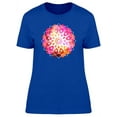 thumbnail image 1 of Colorful Mandala White Spikes T-Shirt Women -Image by Shutterstock, Female Small, 1 of 2
