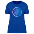 thumbnail image 1 of Colorful Mandala With Curly Wave T-Shirt Women -Image by Shutterstock, Female Large, 1 of 2