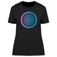 thumbnail image 1 of Colorful Mandala With Curly Wave T-Shirt Women -Image by Shutterstock, Female Small, 1 of 2