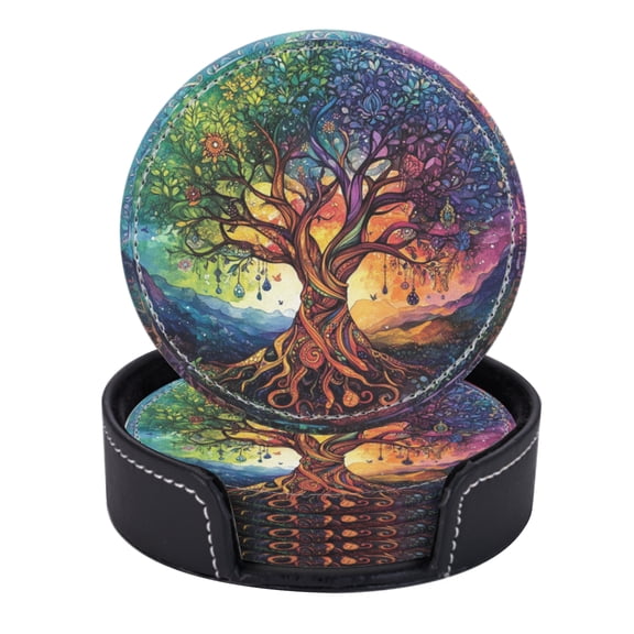 Colorful Mandala With Intricate Tree Of Life