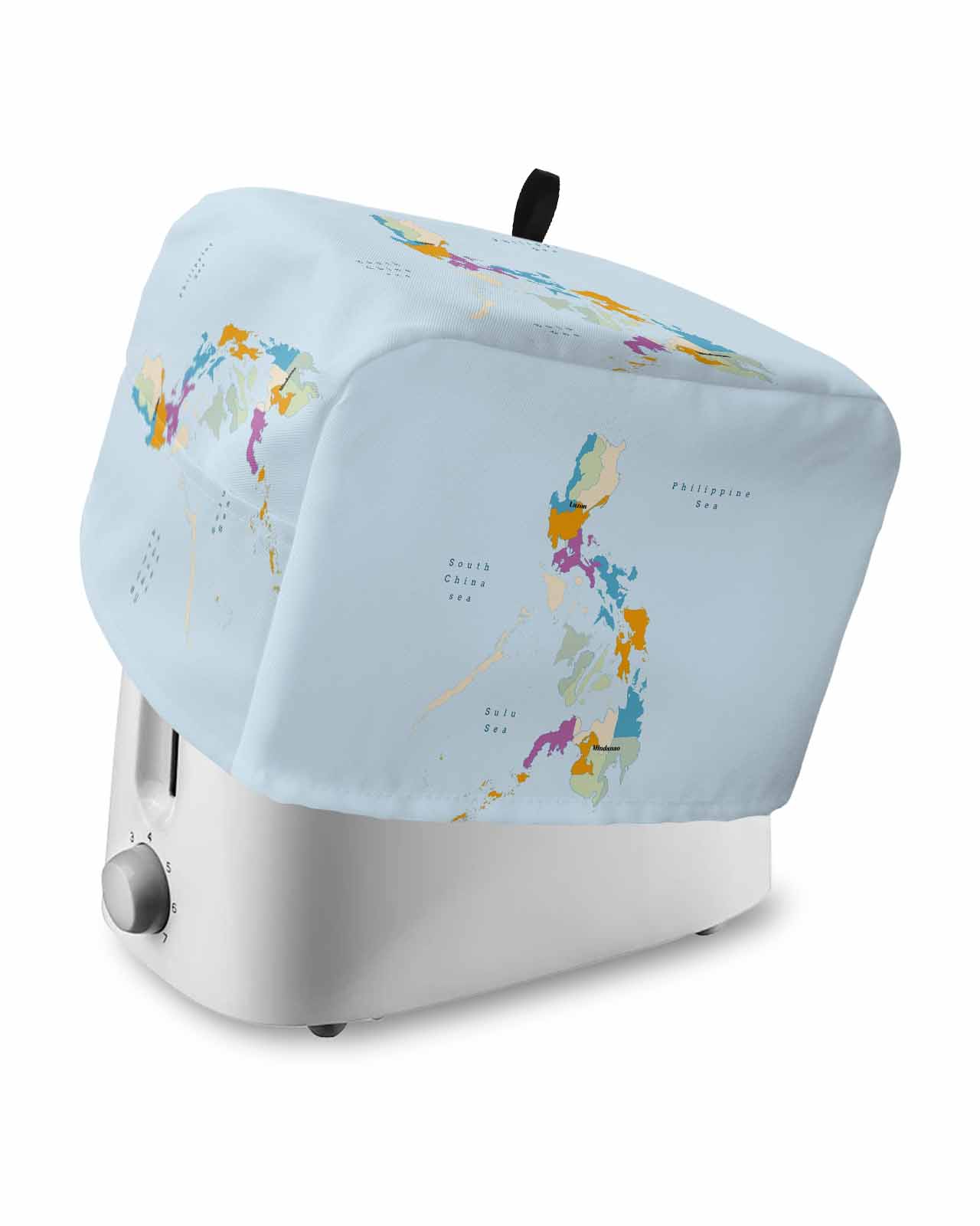Colorful Map Small Toaster Cover 2 Slice, Kitchen Appliance Covers ...