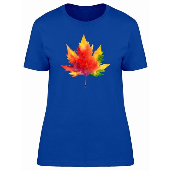 Colorful Maple Leaf Tee Women's -Image by Shutterstock