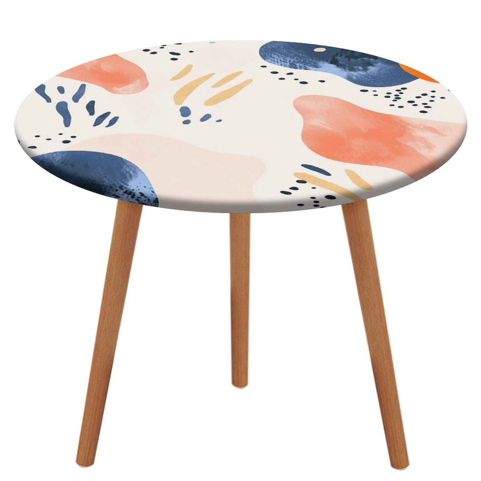 Colorful Marble (58) Pattern Round Tablecloth Waterproof Elastic Table ...