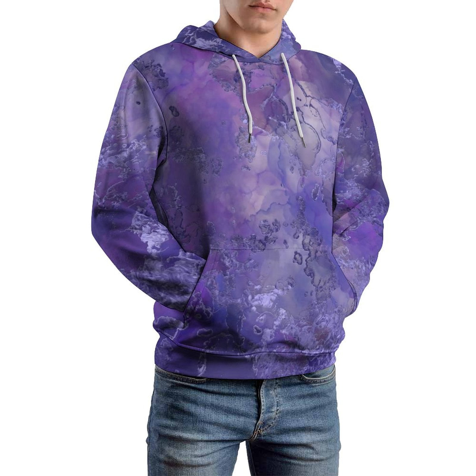 Mosaic Colorful Pattern Print Men Women Pullover Hoodie