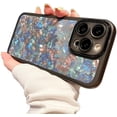 thumbnail image 1 of Colorful Marbling Shell Texture Soft Phone Case Compatible with iPhone Case (Black,iPhone 12), 1 of 7