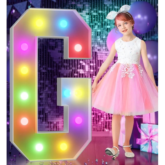 Colorful Marquee Letters G, Light up Letters Alphabet Sign with Remote, Marry Me Sign, Birthday Party Decorations Anniversary Wedding Decoration