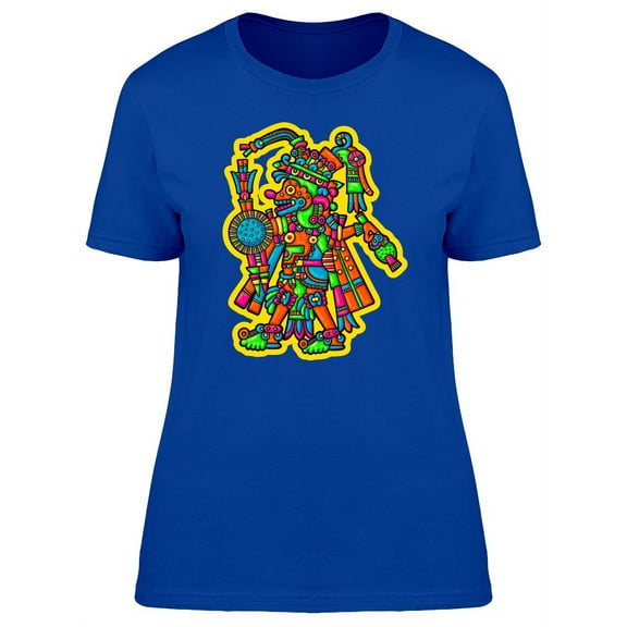 Colorful Mayan Man T-Shirt Men -Image by Shutterstock, Male XX-Large