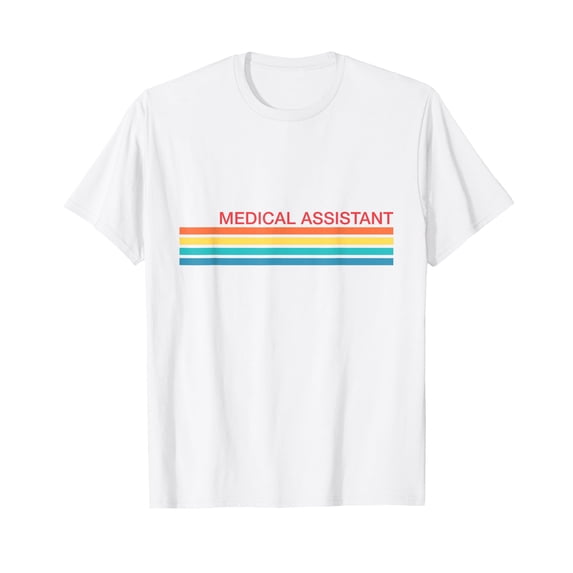 Colorful Medical Assistant T-Shirt for Comfortable and Stylish Workwear