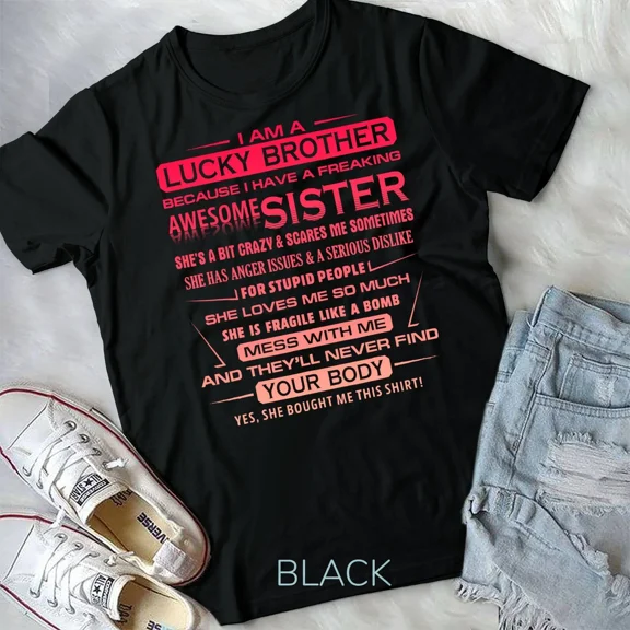 Colorful - Mens Christmas Gift For Brother From Sister Unisex T-shirt
