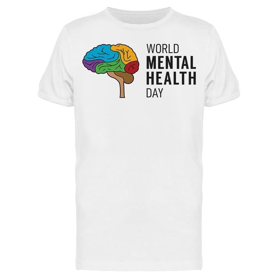 Colorful Mental Health Day Tee Men's -Image by Shutterstock