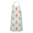 thumbnail image 1 of Colorful Mermaid Princess Pattern Apron-Garden Aprons for Women with Pockets-Cotton Linen Waterproof Kitchen Cooking Gardening Aprons Adjustable for Kitchen,Cooking,BBQ and Salon 33x27 Inch, 1 of 7
