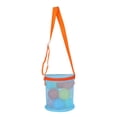 thumbnail image 1 of Colorful Mesh Beach Bags, Portable Foldable Sea Bag with Adjustable Straps, Toy & Gear Storage for Beach/Swimming/Boating, Drains Sand & Water, Suitable for Families, 1 of 5