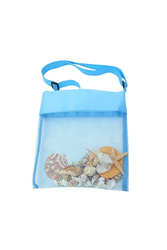 Colorful Mesh Beach Bags Sea Shell Bags Beach Shell Bags Adjustable Carrying Straps Bags