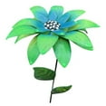 thumbnail image 1 of Colorful Metal Flower Stakes Outdoor Decor,Rust Proof Metal Art Artificial Flowers Stick Decor,Perfect for Indoor Outdoor Pathway Patio Lawn Decorations, 1 of 5