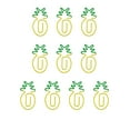 thumbnail image 1 of Colorful Metal Paper Clips Set | Fun Fruit & Animal Shapes, 10-Pack Bookmark Folders | Decorative Non-Slip Stationery for Office, Planner, Notebook Organization, 1 of 6