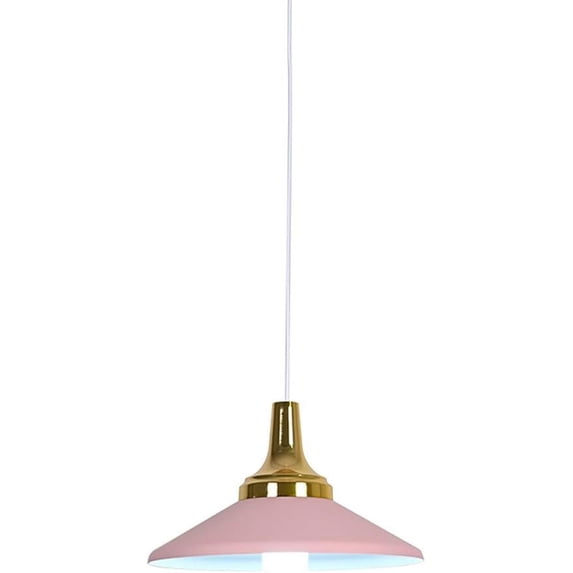 Colorful Metal Pendant Lamp for Dining Room, Simple Farmhouse Pendant Light Fixture for Kitchen Island Sink