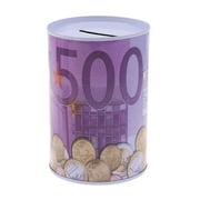 Colorful Metal Piggy Bank for Saving Money, Suitable for Adults and Kids, Sealed Design for Home or Office