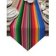 thumbnail image 1 of Colorful Mexico Abstract Flower Modern Table Runner Cotton Linen Tablecloth Wedding Party Dinner Coffee Table Decoration Cloth, 1 of 5