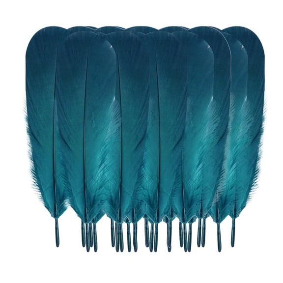 Colorful Middle Floating Plume Feathers, 50-Pack for Wedding Decor, Floral Arrangements, DIY Crafts, Hair & Cat Stick Accessories