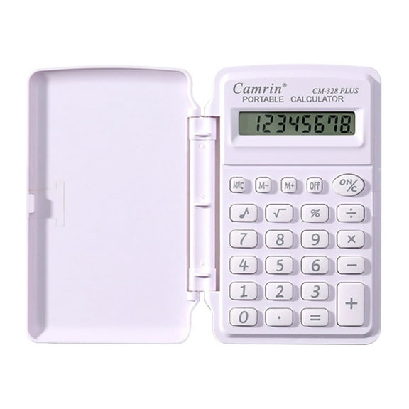 Colorful Mini Calculator - 8 Digit Portable Pocket Calculator with Large LCD Display, Cute Candy Colors(10x6cm)