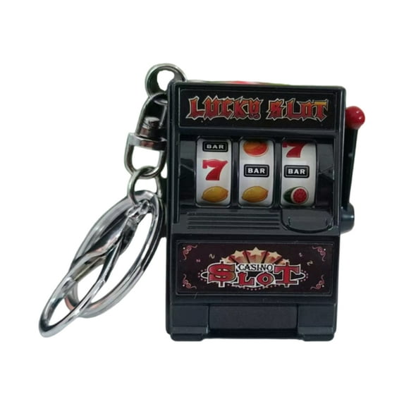 Colorful Miniature Fruit Game Keychain Lightweight Fruit Machine Key Charm Keyrings Charm Suitable For All Occasions