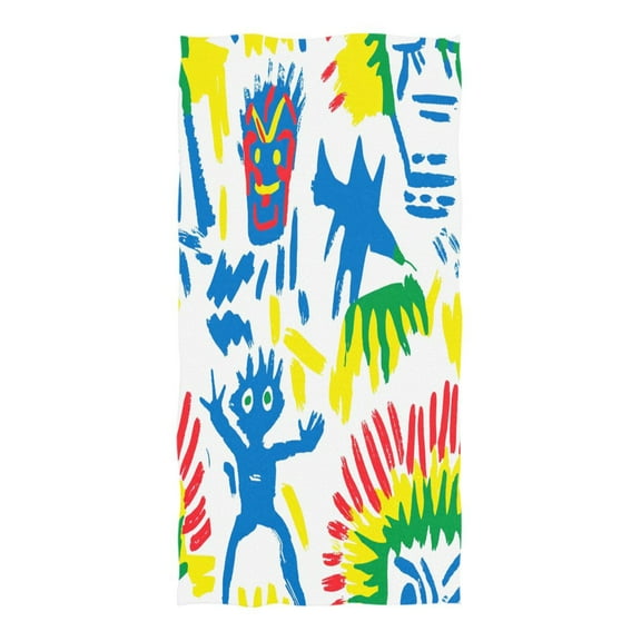 Colorful Minions 74"x37" Sand Resistant Beach Towel, Quick Dry, Multi Use and Travel Ready