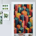 thumbnail image 1 of Colorful Modern Art Door Curtain Nordic Living Room DoorCurtain Porch Partition Curtain Kitchen Rative Half Curtain, 1 of 4