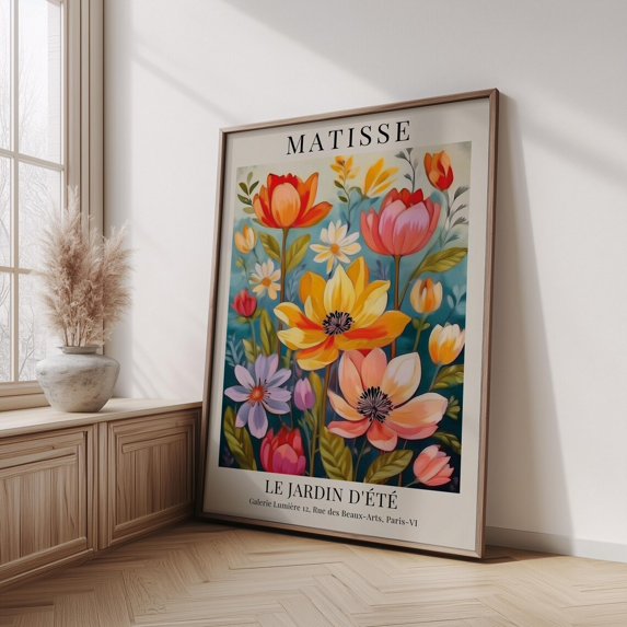 Colorful Modern Floral Print