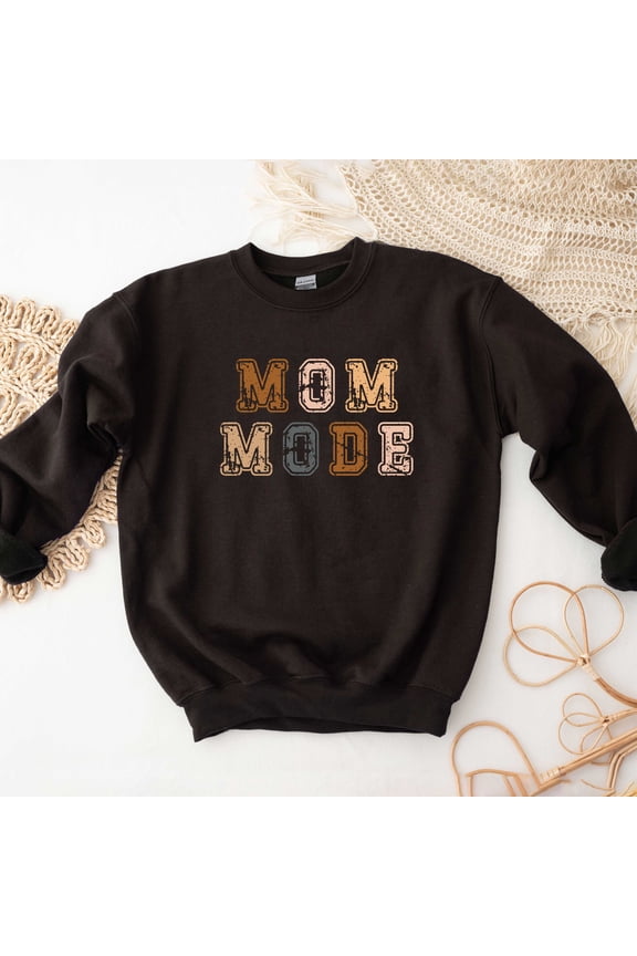 Colorful Mom Mode Stacked | Sweatshirt