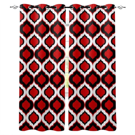 Colorful Morocco Flowers Islam Arabesque Window Curtains Bathroom Curtains Kitchen Kids Window Treatment Windo