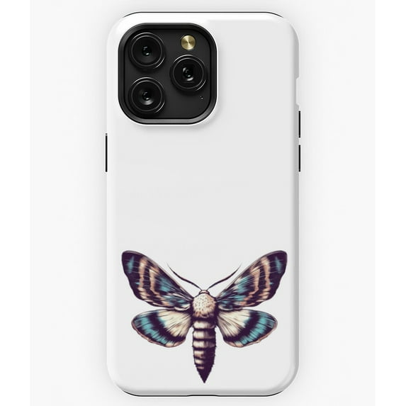 Colorful Moth Vibrant Insect Nature Art G2261 Phone Case for iPhone17 16 15 14 13 12 11 Pro Max