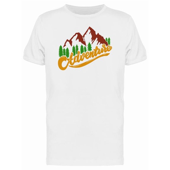 Colorful Mountain Adventure T-Shirt Men -Image by Shutterstock, Male 4X-Large