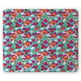 thumbnail image 1 of Colorful Mouse Pad, Hand Drawn Floral Composition with Coming of the Spring Theme Botanical Pattern, Rectangle Non-Slip Rubber Mousepad, Multicolor, by Ambesonne, 1 of 2